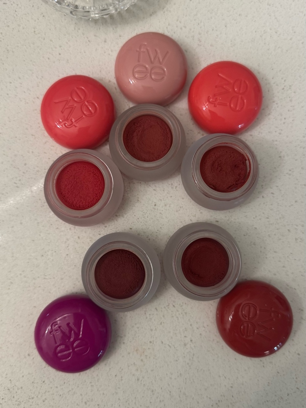 FWEE Blurry Pudding Pot in Pink, Coral, Plum, Mauve, and Red-Brown - Picture 4 of 5